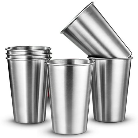 6Pcs Stainless Steel Beer Cup Cold Water Drinks Cup Household Office Use Gargle Cup Beer Wine Cup 350ML
6Pcs Stainless Steel Beer Cup Cold Water Drinks Cup Household Office Use Gargle Cup Beer Wine Cup 350ML