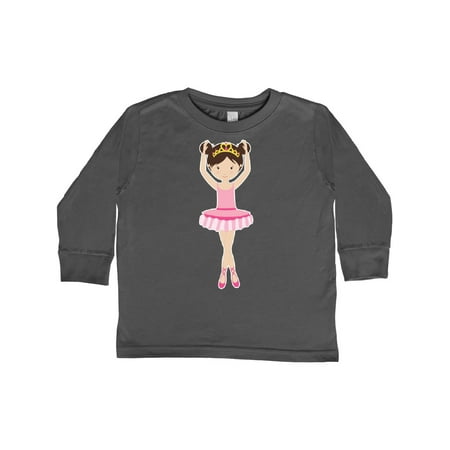 Inktastic Ballerina with Two Buns Gift Toddler Toddler Girl Long Sleeve T-Shirt
Inktastic Ballerina with Two Buns Gift Toddler Toddler Girl Long Sleeve T-Shirt