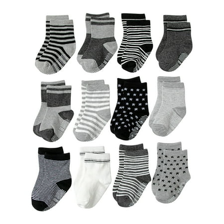 YWDJ 1-7Years 12 Pairs Non-Slip Floor Socks With Grips For Boys Girls - Anti-Slip Short Socks For Infant Kids Multicolor S
YWDJ 1-7Years 12 Pairs Non-Slip Floor Socks With Grips For Boys Girls - Anti-Slip Short Socks For Infant Kids Multicolor S