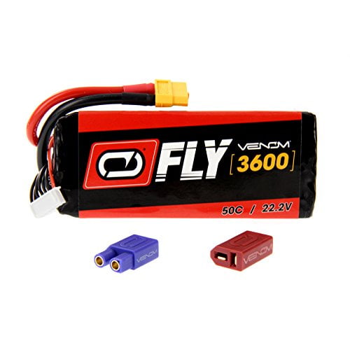 Venom Fly 50C 6S 3600mAh 22.2V LiPO Battery with Universal 2.0 Plug