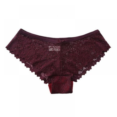 Xmarks Women s Lace Underwear Low Waist Bikini Panties Stretch Hipster Brief Dark Red XL
Xmarks Women s Lace Underwear Low Waist Bikini Panties Stretch Hipster Brief Dark Red XL