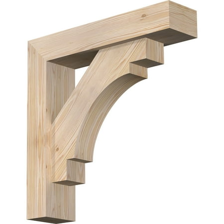 Ekena Millwork 5 1/2 W x 24 D x 24 H Merced Block Smooth Bracket w/ Offset Brace Douglas Fir
Ekena Millwork 5 1/2 W x 24 D x 24 H Merced Block Smooth Bracket w/ Offset Brace Douglas Fir