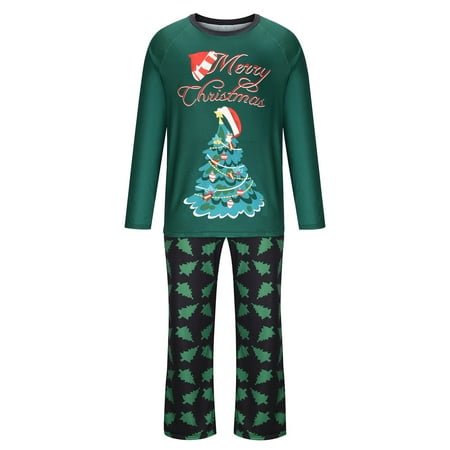 Daqian Family Matching Pajamas Christmas Fashion Long Sleeves Men Printed Top+Pants Family Matching Pajamas Set Family Christmas Pajamas Clearance Green 4(S) 
Daqian Family Matching Pajamas Christmas Fashion Long Sleeves Men Printed Top+Pants Family Matching Pajamas Set Family Christmas Pajamas Clearance Green 4(S)