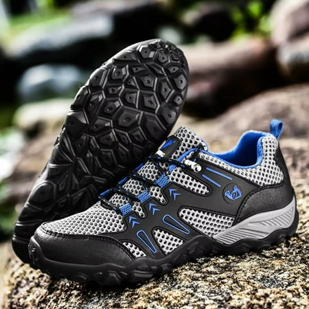 LBNGJZ Breathable Men‘s Black Soft Hiking Shoes | Lightweight Mesh Sneakers for Summer | Comfortable Footwear for Hiking Walking and Climbing Outdoors
LBNGJZ Breathable Men‘s Black Soft Hiking Shoes | Lightweight Mesh Sneakers for Summer | Comfortable Footwear for Hiking Walking and Climbing Outdoors