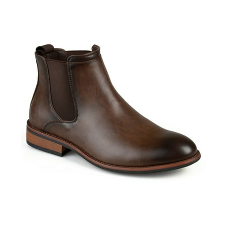 Vance Co. Men s Landon Dress Boot Men s Shoes Brown Size 9 M