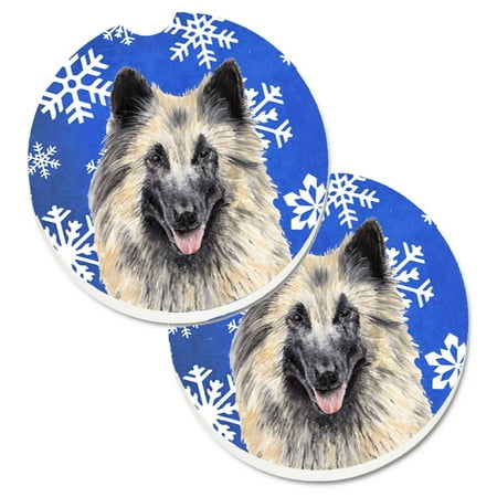 Carolines Treasures SC9392CARC Belgian Tervuren Winter Snowflakes Holiday Set of 2 Cup Holder Car Coasters Large
Carolines Treasures SC9392CARC Belgian Tervuren Winter Snowflakes Holiday Set of 2 Cup Holder Car Coasters Large