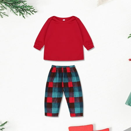 NEGJ Christmas Plaid Printed Loungewear Christmas Family Matching Pajamas Long Sleeve Home Sleepwear
NEGJ Christmas Plaid Printed Loungewear Christmas Family Matching Pajamas Long Sleeve Home Sleepwear