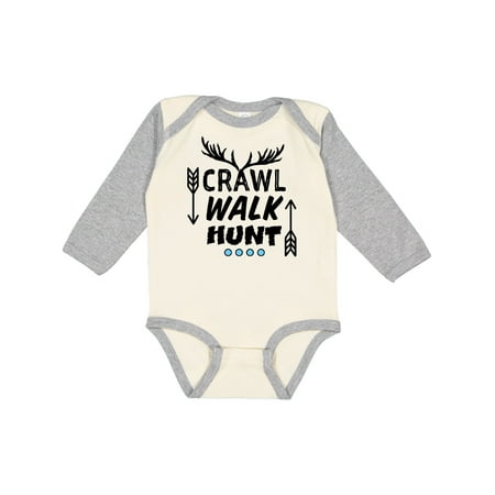 Inktastic Crawl Walk Hunt in Blue with Arrows and Antlers Boys or Girls Long Sleeve Baby Bodysuit
Inktastic Crawl Walk Hunt in Blue with Arrows and Antlers Boys or Girls Long Sleeve Baby Bodysuit