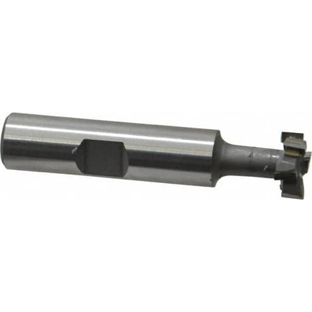 Made in USA 9/16 Diam 15/64 Wide Carbide-Tipped T-Slot Cutter