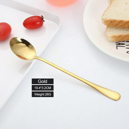 1PC Pointed-Headed Teaspoon Long Handle Stainless Steel Coffee Stirring Spoons Dessert Ice Cream Min
1PC Pointed-Headed Teaspoon Long Handle Stainless Steel Coffee Stirring Spoons Dessert Ice Cream Min