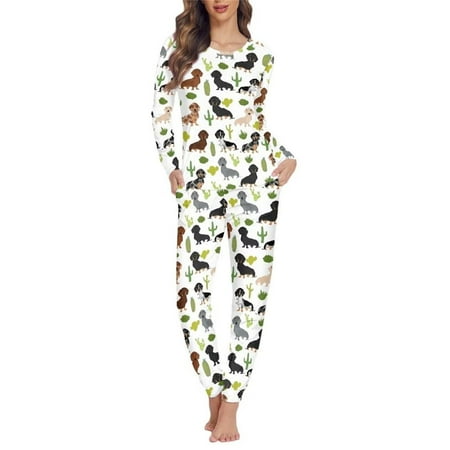 Pzuqiu Thermal Pajamas Set 2 Pack O-Neck Pjs Size XL Sleep Indoor Lounge Wear Yoga Walking Clothing Dachshund Cozy Up Athletic Clothes Leisure Fall Winter Sweatsuit Loungewear
Pzuqiu Thermal Pajamas Set 2 Pack O-Neck Pjs Size XL Sleep Indoor Lounge Wear Yoga Walking Clothing Dachshund Cozy Up Athletic Clothes Leisure Fall Winter Sweatsuit Loungewear