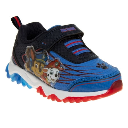 Nickelodeon Paw Patrol Marshall and Chase Toddler Boys Light Up Sneakers