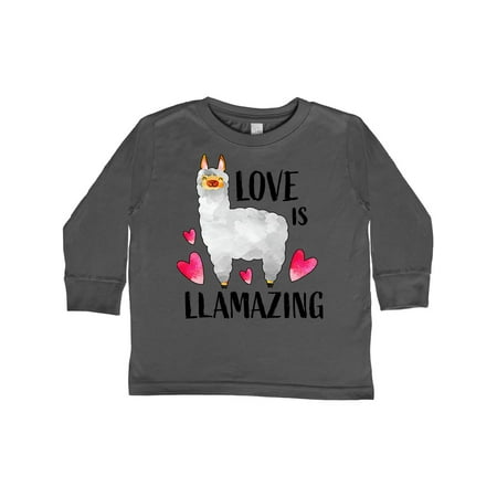 Inktastic Valentine s Day Love is Llamazing with Cute Llama and Hearts Gift Toddler Boy or Toddler Girl Long Sleeve T-Shirt 
Inktastic Valentine s Day Love is Llamazing with Cute Llama and Hearts Gift Toddler Boy or Toddler Girl Long Sleeve T-Shirt