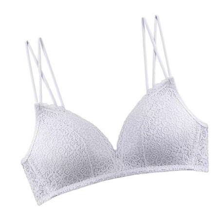 maytalsoy Women Bra Hollow Bralette Breathable Wireless Underwear Gray 36/80AB 
maytalsoy Women Bra Hollow Bralette Breathable Wireless Underwear Gray 36/80AB