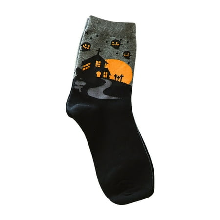 YWDJ Warm Socks Women Halloween Cartoon Fashion Medium Tube Socks Comfortable Cotton Socks Black
YWDJ Warm Socks Women Halloween Cartoon Fashion Medium Tube Socks Comfortable Cotton Socks Black