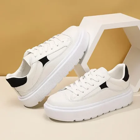 Women‘s Classic Platform Lace-Up Skate Shoes Casual Faux Leather Low Top Sneaker Women‘s Footwear
Women‘s Classic Platform Lace-Up Skate Shoes Casual Faux Leather Low Top Sneaker Women‘s Footwear