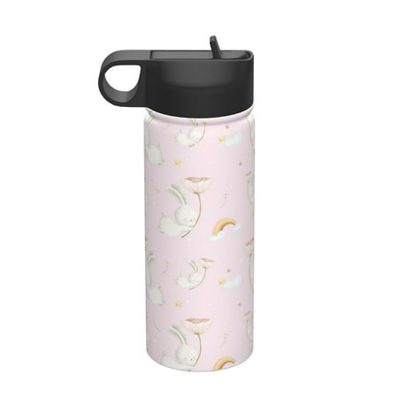 Ocsxa Rainboe And Rabbit Print 18 oz Insulated Water Bottle With Straw Stainless Steel Sports Water Cup Flask Wide Mouth Travel Thermal Mug for Home Office or Car 
Ocsxa Rainboe And Rabbit Print 18 oz Insulated Water Bottle With Straw Stainless Steel Sports Water Cup Flask Wide Mouth Travel Thermal Mug for Home Office or Car