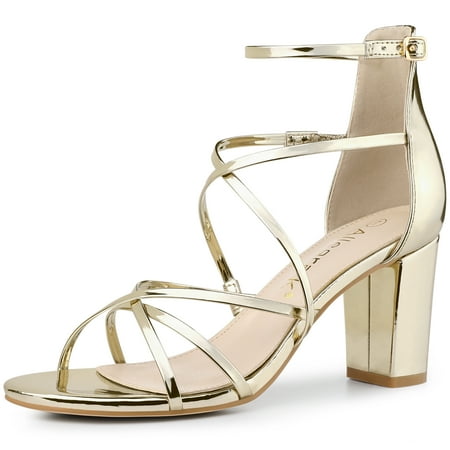 Unique Bargains Women s Sandals Chunky Heels Strappy Crisscross Strap Sandals
Unique Bargains Women s Sandals Chunky Heels Strappy Crisscross Strap Sandals