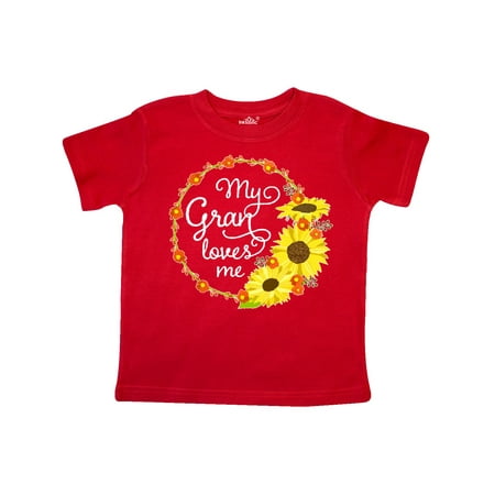 Inktastic My Gran Loves Me with Sunflower Wreath Gift Toddler Boy or Toddler Girl T-Shirt
Inktastic My Gran Loves Me with Sunflower Wreath Gift Toddler Boy or Toddler Girl T-Shirt