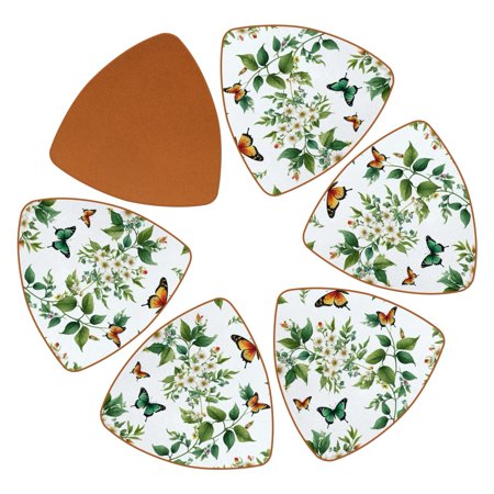 YZUOUZY Home Decor Dining Table Decor 6 Pieces Triangle Coasters for Coffee Table Leaf Flowers Birds
YZUOUZY Home Decor Dining Table Decor 6 Pieces Triangle Coasters for Coffee Table Leaf Flowers Birds