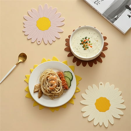 GROFRY Tableware Mat Anti-skid Heat Insulation Cartoon Style Sunflower Hot Pot Holder for Countertop
GROFRY Tableware Mat Anti-skid Heat Insulation Cartoon Style Sunflower Hot Pot Holder for Countertop