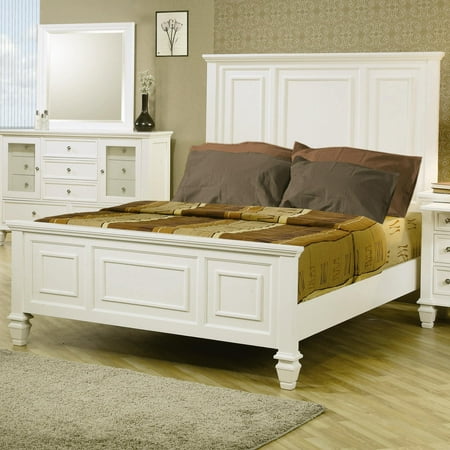 Company Sandy Beach White Wood Bed