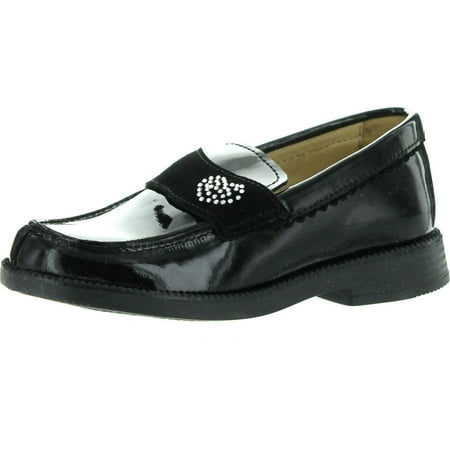 Naturino Girls 2120 Casual Dress Slip On Loafers Shoes Black. 25
