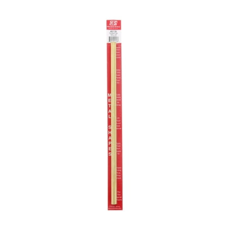 K&S Engineering Brass Metal Tubing Round 13/32in x 12in