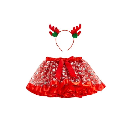 Kids Girl Princess Skirt Outfit Baby Elastic Waist Christmas Print Tutu Skirt with Elk Headband Set
Kids Girl Princess Skirt Outfit Baby Elastic Waist Christmas Print Tutu Skirt with Elk Headband Set