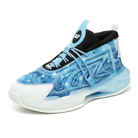 Men‘s Trendy High Top Faux Leather Color Block Breathable Shock Absorption Wear-resistant Comfortable Anti-skid Lace Up Sports Sneakers For Basketball Running Casual Elevator Shoes
Men‘s Trendy High Top Faux Leather Color Block Breathable Shock Absorption Wear-resistant Comfortable Anti-skid Lace Up Sports Sneakers For Basketball Running Casual Elevator Shoes