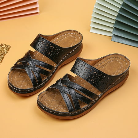 QWZNDZGR Rimocy Summer Wedges Outdoor Slippers Women Vintage Anti-slip Platform Sandals Woman Plus Size 43 Casual Beach Shoes Flip Flops
QWZNDZGR Rimocy Summer Wedges Outdoor Slippers Women Vintage Anti-slip Platform Sandals Woman Plus Size 43 Casual Beach Shoes Flip Flops