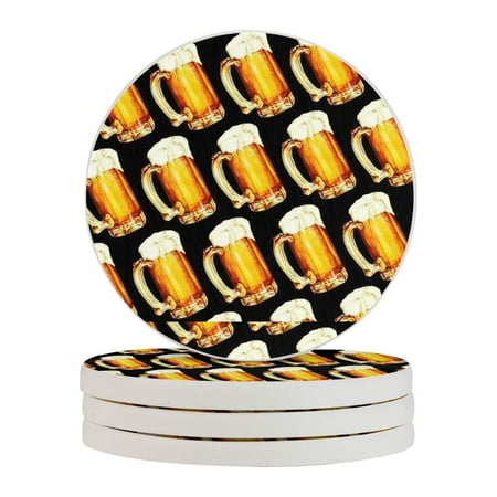 Circular Drink Coasters Set Beer Pattern Beautiful Home Decor Diatomite Heat-Resistant Diatomite Protect Table Countertop
Circular Drink Coasters Set Beer Pattern Beautiful Home Decor Diatomite Heat-Resistant Diatomite Protect Table Countertop