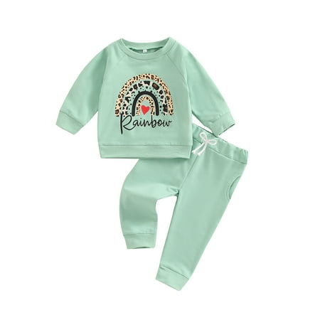 Baby Boys Fall Outfits Hoodie Cute Rainbow Hooded Sweatshirt Pullover Top Sweatpants 2Pcs Infant Clothes Sets
Baby Boys Fall Outfits Hoodie Cute Rainbow Hooded Sweatshirt Pullover Top Sweatpants 2Pcs Infant Clothes Sets