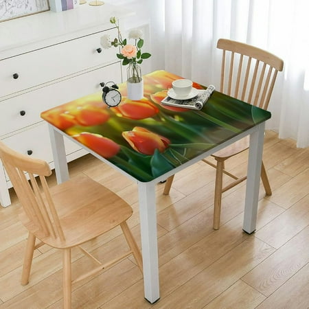 Facannap Tulips Square Fitted Table Cloths Oil Resistant Wear Resistant Reusable Desktop Protection 100% Polyester Fiber 52*52
Facannap Tulips Square Fitted Table Cloths Oil Resistant Wear Resistant Reusable Desktop Protection 100% Polyester Fiber 52*52