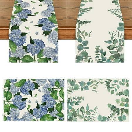 Ludlz Table Mat Heat Insulation Anti-Scalding Non-Slip Reusable Spring Seasonal Holiday Rustic Eucalyptus Leaf Table Runner Placemat Dining Room Decor
Ludlz Table Mat Heat Insulation Anti-Scalding Non-Slip Reusable Spring Seasonal Holiday Rustic Eucalyptus Leaf Table Runner Placemat Dining Room Decor