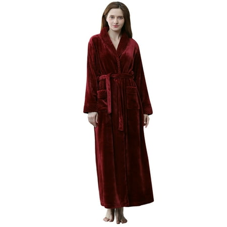Orchip Men Women s Plush Soft Fluffy Robe Winter Warm Full Length Fleece Shaggy Bathrobe Shower Pajamas for Couple
Orchip Men Women s Plush Soft Fluffy Robe Winter Warm Full Length Fleece Shaggy Bathrobe Shower Pajamas for Couple