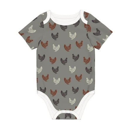 Matuu Rooster for Baby Short-Sleeve Bodysuit Soft Cotton Comfortable and Breathable Perfect for Newborns and Infants
Matuu Rooster for Baby Short-Sleeve Bodysuit Soft Cotton Comfortable and Breathable Perfect for Newborns and Infants