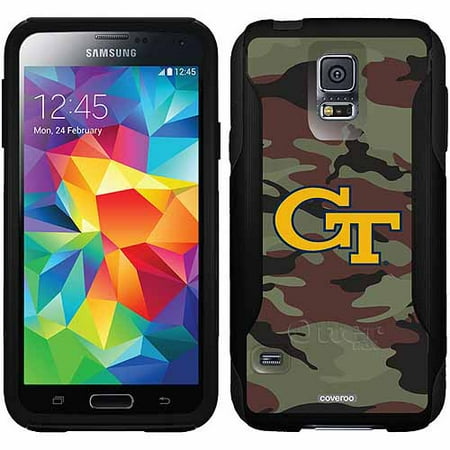 Georgia Tech Camo 1 Design on OtterBox Commuter Series Case for Samsung Galaxy S5
