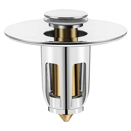 Universal Bathroom Sink Stopper Upgraded Pop-Up Stainless Steel Sink Drain Strainer Washbasin Bathtub Drain Filter
Universal Bathroom Sink Stopper Upgraded Pop-Up Stainless Steel Sink Drain Strainer Washbasin Bathtub Drain Filter