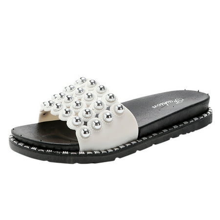 Pgeraug slippers for women Sandals For Women Ladies Fashion Bohemian Flat Slippers Sandals Casual Beach Shoes A pair of shoes White 37
Pgeraug slippers for women Sandals For Women Ladies Fashion Bohemian Flat Slippers Sandals Casual Beach Shoes A pair of shoes White 37