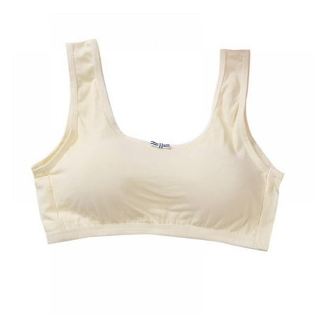 Adolescent Girls Training Bra Kids Teenage Seamless Double Cotton Built-Up Stretch Sport Underwear for Puberty Girls 8-16Y
Adolescent Girls Training Bra Kids Teenage Seamless Double Cotton Built-Up Stretch Sport Underwear for Puberty Girls 8-16Y