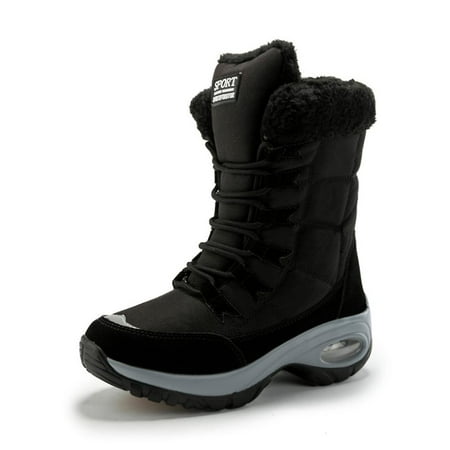 Warm Waterproof Mid-calf Winter Boots For Women