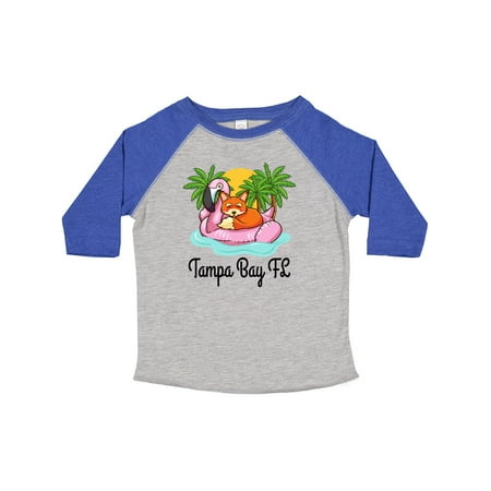 Inktastic Tampa Bay Florida Flamingo Gift Toddler Toddler Girl T-Shirt