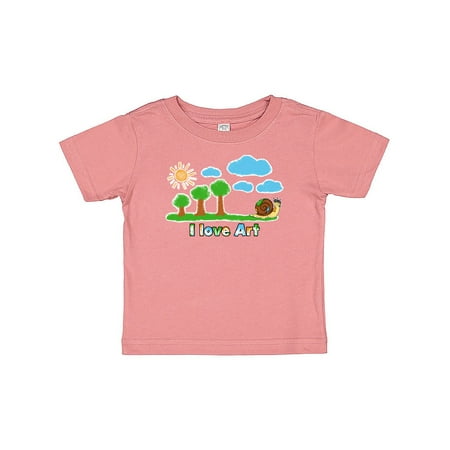 Inktastic Painting Snail I Love Art Clouds Sun and Tree Gift Baby Boy or Baby Girl T-Shirt
Inktastic Painting Snail I Love Art Clouds Sun and Tree Gift Baby Boy or Baby Girl T-Shirt