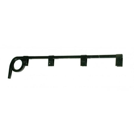 Black Straight 0.64 Square Spring Steel Arm Mud Flap Hanger - 1 Coil