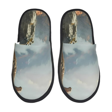 Qokaie Autumn Dragon Mountain View Print Fuzzy Slippers for Women – Soft Plush Indoor Slippers with EVA Sole Cozy and Comfortable for Home and Travel-Medium
Qokaie Autumn Dragon Mountain View Print Fuzzy Slippers for Women – Soft Plush Indoor Slippers with EVA Sole Cozy and Comfortable for Home and Travel-Medium