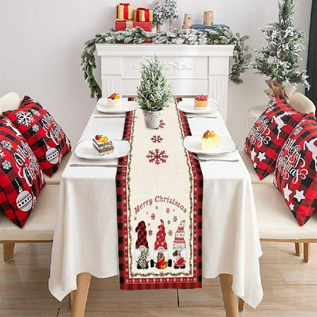 SIEYIO Christmas Table Runner Elk Snowflake Table Cloth Desktop Decorating for Kitchen Dining Table Decoration Accessory Supply
SIEYIO Christmas Table Runner Elk Snowflake Table Cloth Desktop Decorating for Kitchen Dining Table Decoration Accessory Supply