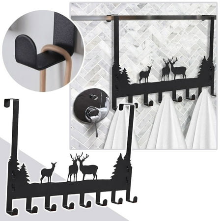 Barhoo S Hooks Clearance! Hook Rack Set Over the Door Hook Hanger Metal Over the Door Decorative Organizer Rack with 8 Hooks for Hanging Towel Coat Clothes Hat Bag Behind Back of Door
Barhoo S Hooks Clearance! Hook Rack Set Over the Door Hook Hanger Metal Over the Door Decorative Organizer Rack with 8 Hooks for Hanging Towel Coat Clothes Hat Bag Behind Back of Door