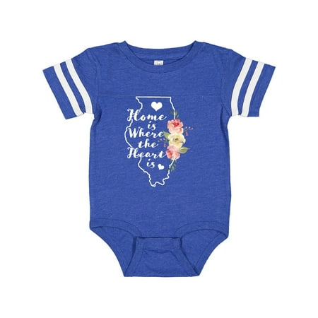 Inktastic Illinois Home is Where the Heart is with Watercolor Floral Gift Baby Boy or Baby Girl Bodysuit
Inktastic Illinois Home is Where the Heart is with Watercolor Floral Gift Baby Boy or Baby Girl Bodysuit