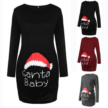 Tejiojio Maternity/Labor/Nursing Clothing Clearance Woman Round-Neck Print Long Sleeve Breast-Feeding Pregnant Maternity Nursing Dress
Tejiojio Maternity/Labor/Nursing Clothing Clearance Woman Round-Neck Print Long Sleeve Breast-Feeding Pregnant Maternity Nursing Dress